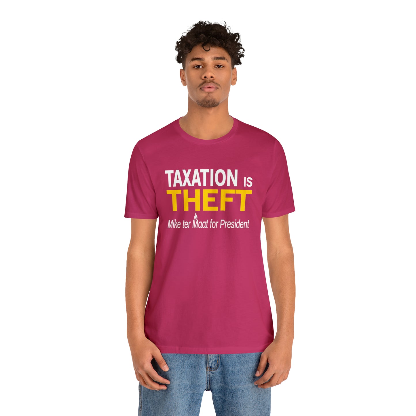 Taxation is Theft Unisex Jersey Short Sleeve Tee