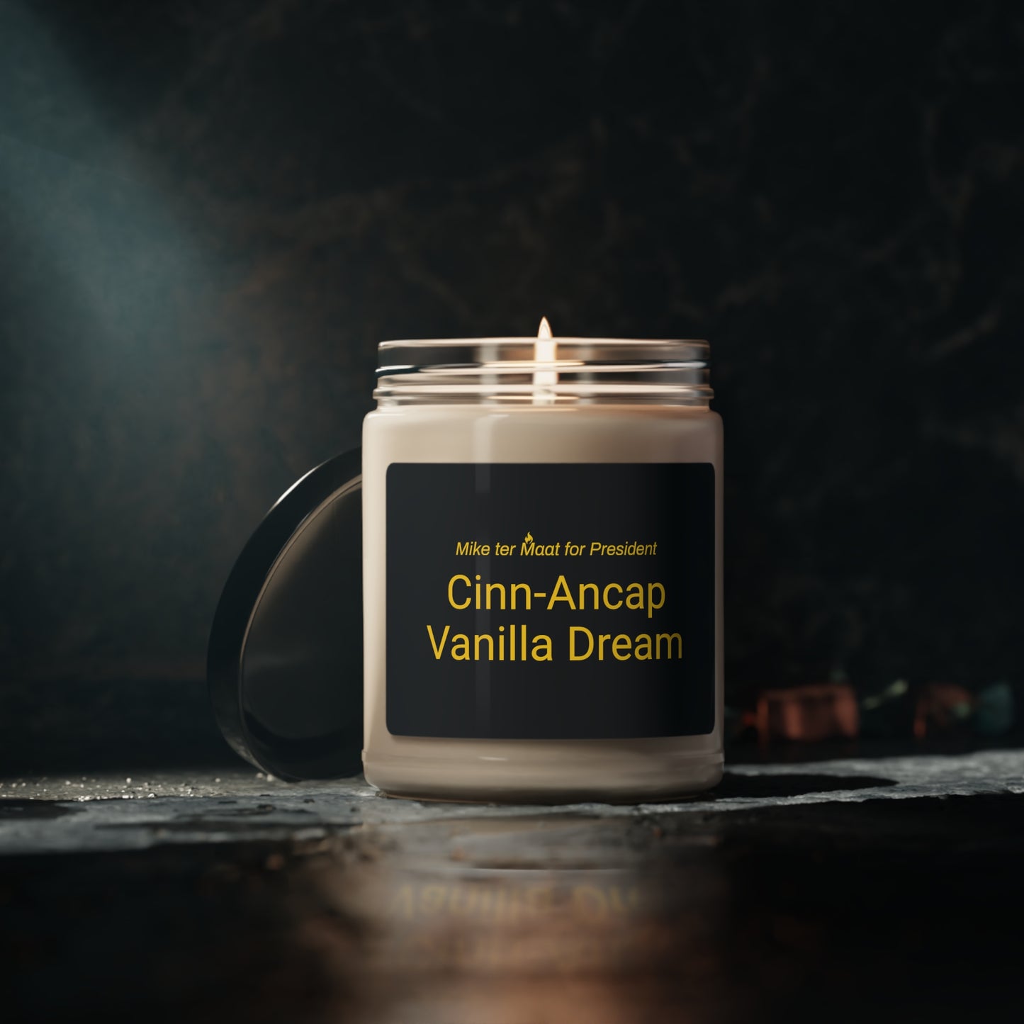 Cinn-Ancap Vanilla Dream Scented Soy Candle, 9oz