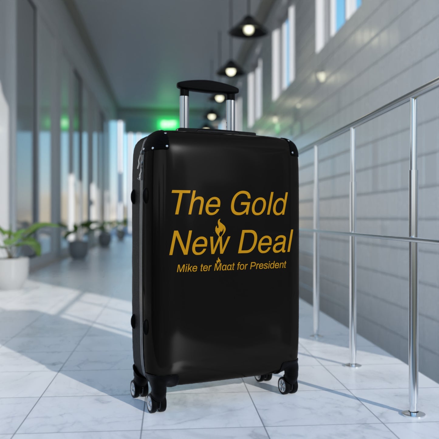 Gold New Deal Suitcase