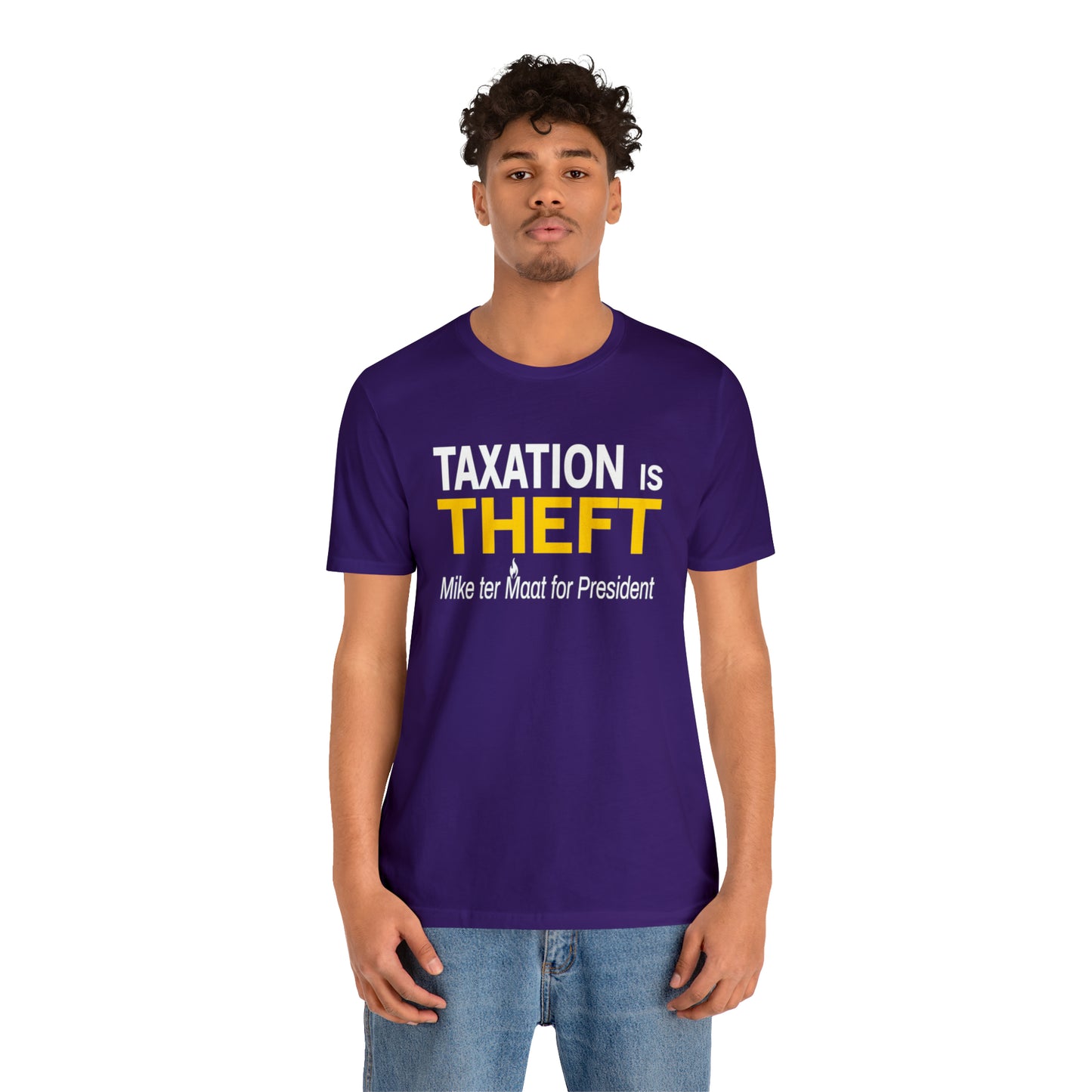 Taxation is Theft Unisex Jersey Short Sleeve Tee