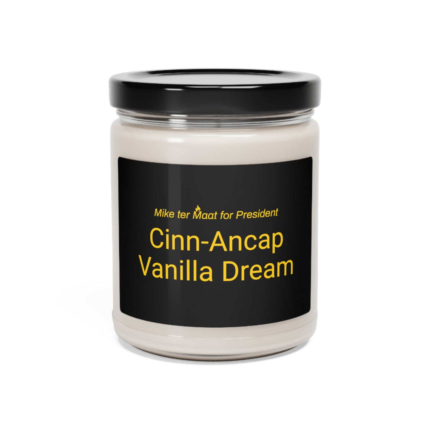 Cinn-Ancap Vanilla Dream Scented Soy Candle, 9oz