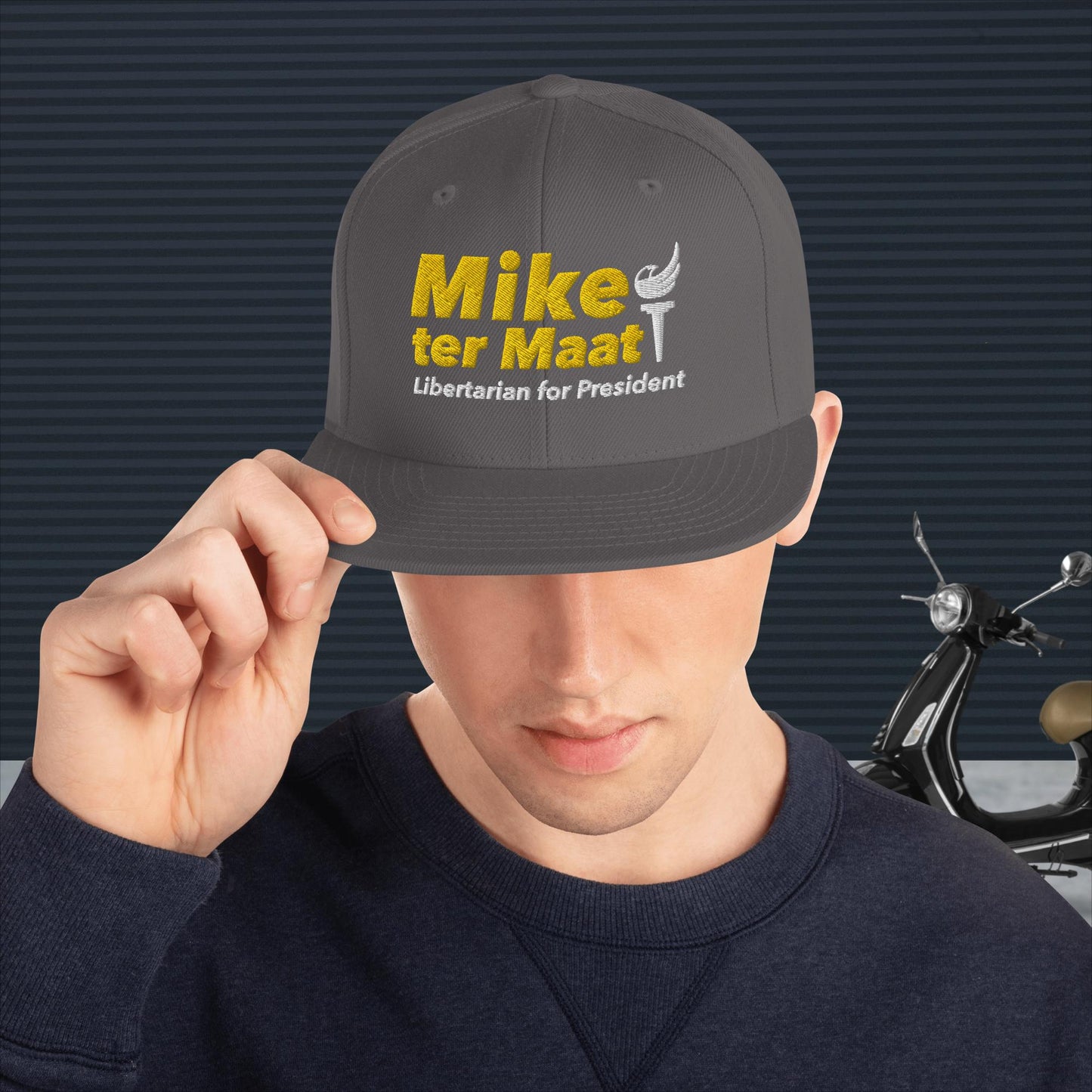 MTM Embroidered Snapback Hat